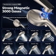 thumbnail image 4 of Rain Shower Head with filtered Handheld High Pressure rainfall Shower Heads with Handheld Spray Combo Adjustable one-piece stand daul shower head Built-in Magnetic Docking and Power Jets, 4 of 8