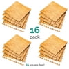 Interlocking EVA Foam Wood Grain Puzzle Mat Floor Tiles 64 Square Ft. (2 Colors)