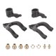 thumbnail image 2 of Accesorio de actualización de soporte de cubo de s de dirección de inferior de aleación para 1:10 Repuestos de accesorios de coch Negro Baoblaze portador del eje de dirección del coche rc, 2 of 7