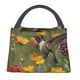 thumbnail image 1 of Fotbe Humming Bird Bolsa Térmica Portátil con Estampado, Bolsa de Entrega de Alimentos Aislada, Bolsa Reutilizable de Gran Capacidad para Comidas y Supermercado, 1 of 6