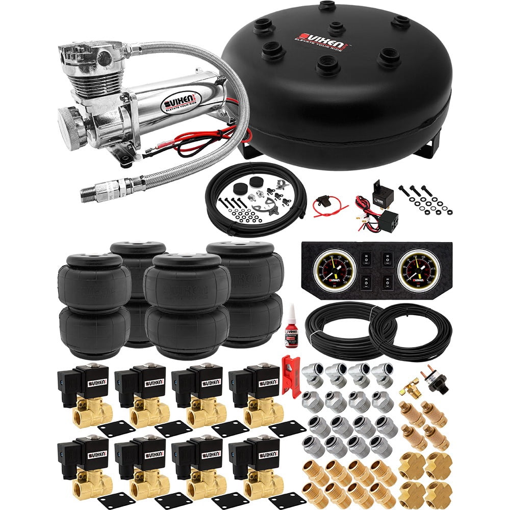 Vixen Air Suspension Kit for Truck/Car Bag/Air Ride/Spring. On Board