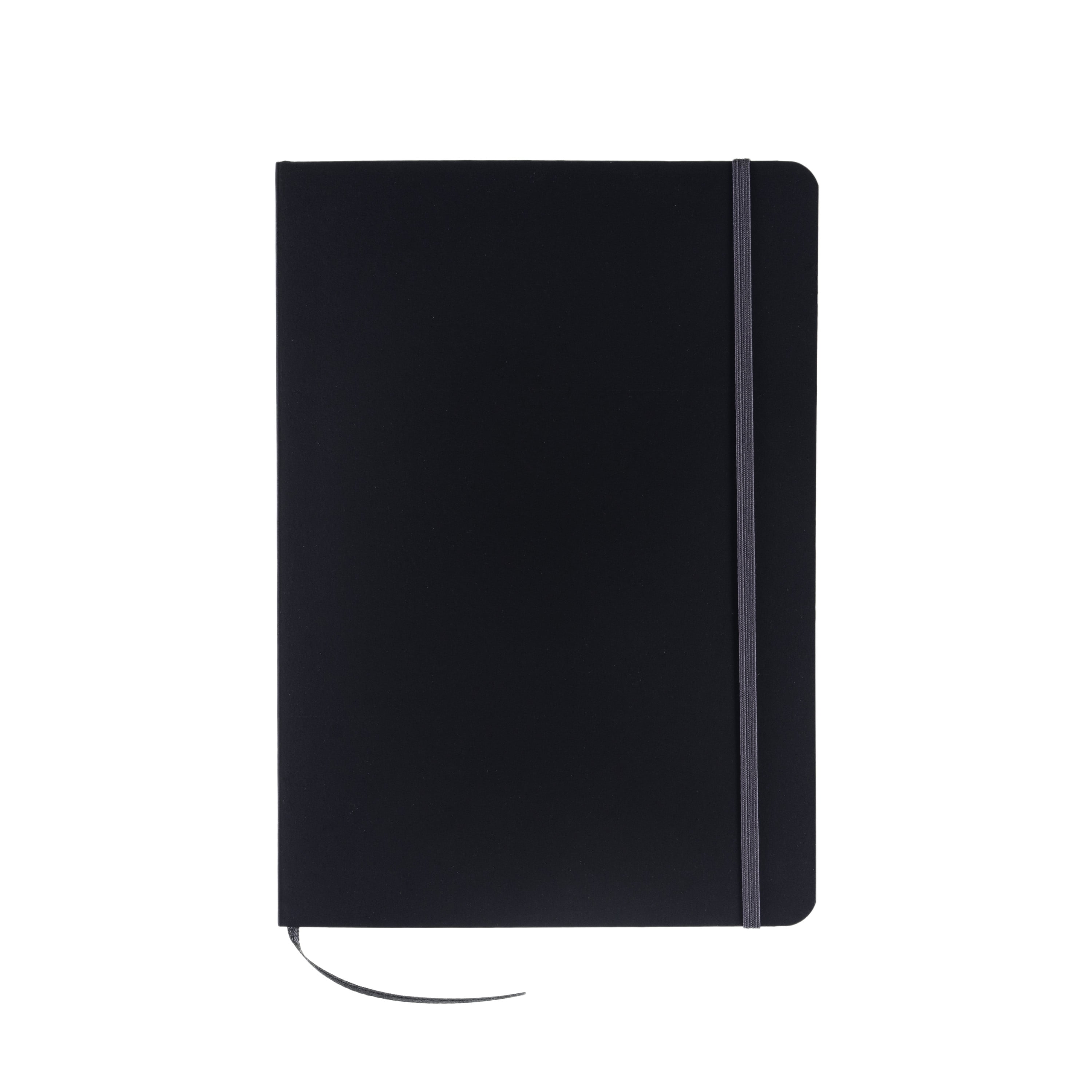 Fabriano Ispira Soft-Cover Notebook, 5.8" x 8.3", A5, Dotted, Black