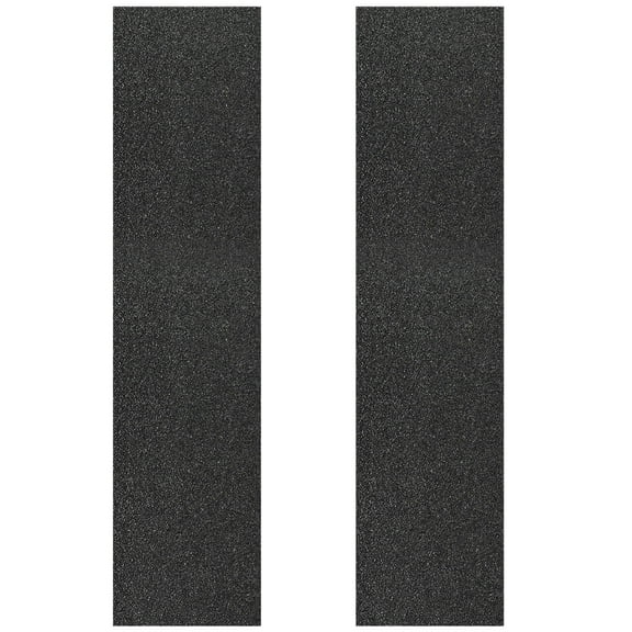 Black Skateboard Grip Tape Self-adhesive Sandpaper (2 Sheets)