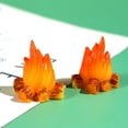 thumbnail image 4 of MOVTOTOP Ornement de Feu de Camp Artificiel pour Décoration Résine Design Compact Multicolore 4 Pcs, 4 of 7