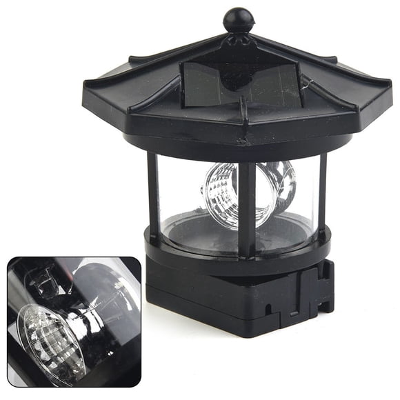Feimier For 360 degree rotating solar lighthouse garden lawn light,Yard, Garden & Outdoor Living