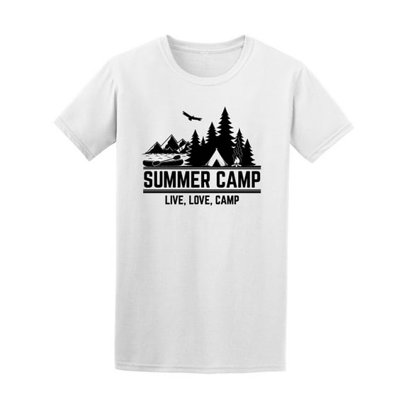 Summer Camp Mountains Tee Men's -Image by Shutterstock