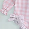 thumbnail image 6 of Bathing Suit Toddler Infant Baby Girls Swimsuit Toddler Bathing Suit Long Sleeve Zipper One-Piece Rash Guard Ruffle Swimwear with Hat, 6 of 6