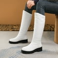 thumbnail image 2 of YLYL Women's Knee High Snow Boots Waterproof Non Slip Chunky Heel Warm Winter Boots, 2 of 9