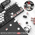 thumbnail image 2 of LexonElec Backlit Keys Wired Gaming Keyboard with Keycap Puller, White, 2 of 9