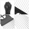 thumbnail image 4 of 3Pcs Metal Hair Pick Comb For Men Black Stainless Steel Anti Static Detangle Wig Braid, 4 of 8