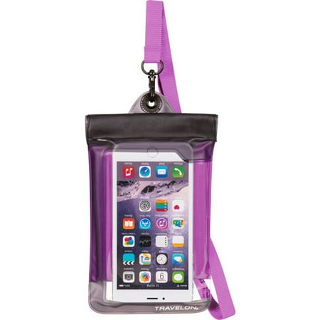 Travelon Waterproof Clear View Phone Pouch With Touch Screen (Best Phone Screen Size)
