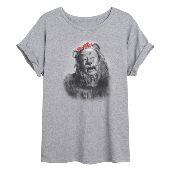 Wizard of Oz - Bow Lion Relaxed Fit T-Shirt