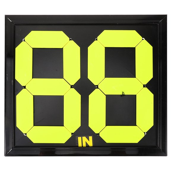 KAKOWELY 1Pack Manual Substitution Board Soccer Match Board 43.3x14.8x0.8in