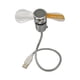 thumbnail image 4 of Ventilador de , ventilador de refrigeración flexible, ventilador de reloj USB portátil con pantalla de reloj, ventilador de reloj LED, 4 of 9