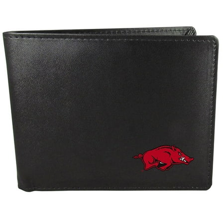 - Arkansas Razorbacks Bi-fold Wallet, ID Window, Black