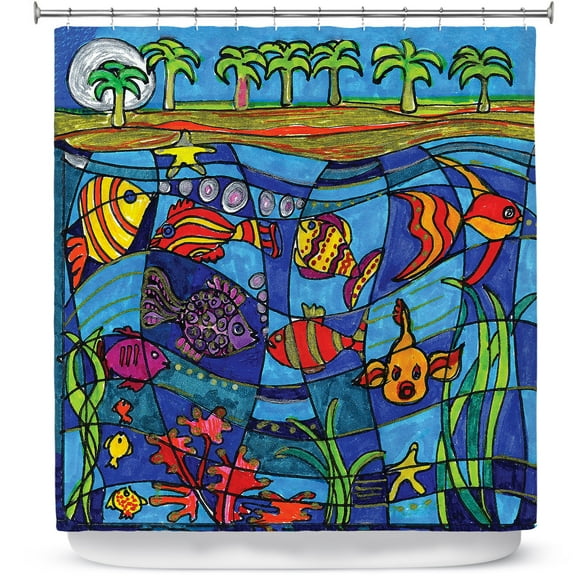 Shower Curtains 70" x 84" from DiaNoche Designs by Dora Ficher - Under the Sea