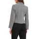 thumbnail image 3 of Saco Casual de Mujer con Solapa Notch y Botones, Estampado Houndstooth, Manga Larga, Color Negro, 3 of 6