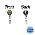 thumbnail image 3 of English Toy Spaniel Dog Art Nouveau Retractable Reel ID Badge Key Card Name Tag Holder with Clip, 3 of 7