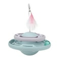 thumbnail image 1 of Cat Turntable Toy Safe Multifunctional Attractive Puzzle Turntable Kitten Toys with Funny Cat Stick for Cats, 1 of 9