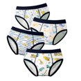 thumbnail image 4 of Gunia Kids Toddler Baby Boys Boxer Briefs 4Pcs Underwear Cute Cartoon Shorts Pants Cotton Trunks Underpants Soft, 5-6 Years, 4 of 4
