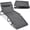 Gray, variant on Best Choice Products Extra Wide Patio Chaise Lounge Chair, Portable Folding Recliner w/ 8 Positions - Gray
