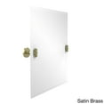 thumbnail image 4 of Frameless Rectangular Tilt Mirror with Beveled Edge in Satin Nickel, 4 of 5