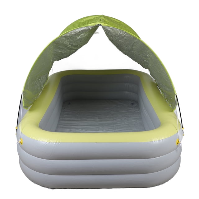 Piscina Inflable Con Dosel Para Adultos, Familia, Juegos Al Aire Libre, 2,6 M