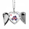 thumbnail image 1 of Mapa de Irlanda del Norte Alas de ángel collar colgante regalo de moda Unbranded M, 1 of 3