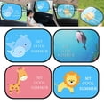 thumbnail image 2 of 2Pcs Car Cartoon Sunshade Baby Kid\'s Sun Shade Visor UV Block Protect Auto Cover, 2 of 8