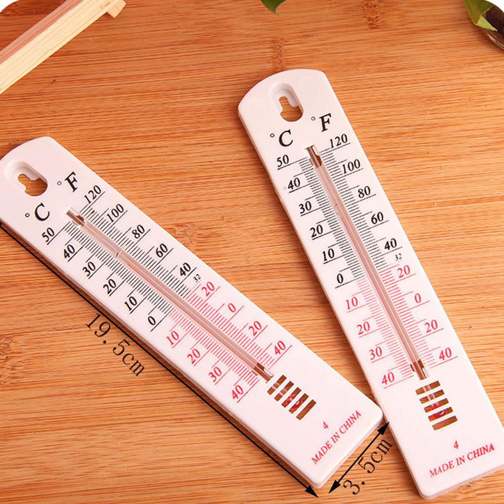 Wall Hanging Thermometer Plastic Wall-mounted Temperature Meter for Garden  Home