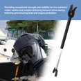 thumbnail image 2 of Sebnux Protector de popa para barcos Protector de popa de barco ajustable con absorción de impactos con cabezal compuesto, ideal para sujetar soportes de rodillos de motor y remolques, 2 of 7