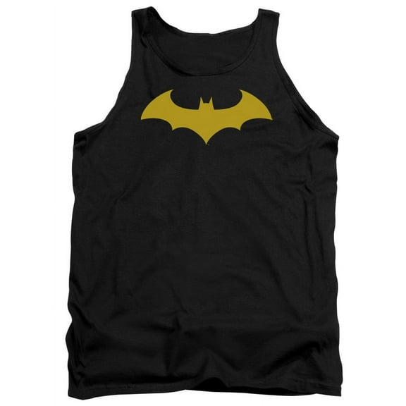 dc comics batman hush logo mens tank top shirt x-large yellow bat