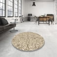 thumbnail image 4 of Ahgly Company Machine Washable Indoor Rectangle Transitional Wheat Beige Area Rugs, 7' x 9', 4 of 7