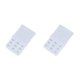 thumbnail image 1 of sweethay Correa de extensión Sujetador Extensor Hebilla 3 Filas 3 Ganchos Accesorios Clips Banda trasera Reemplazo Ropa interior íntima blanca blanco 2piezas sweethay CBP461440, 1 of 5