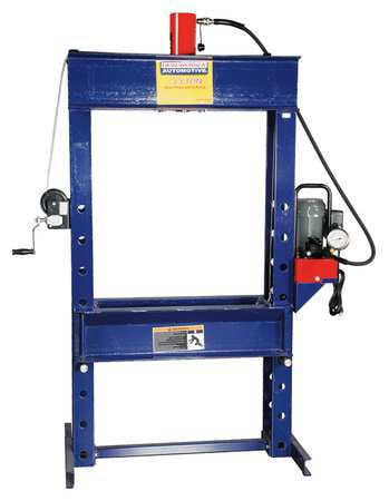 Hein-Werner HW93404 55 Ton Shop Press with Electric Pump 13-Inch Stroke by Shinn Fu