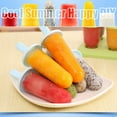 thumbnail image 4 of Popsicle Molds Set, Silicone Popsicle Molds Shapes For Homemade Ice Cream Molds, Bpa Free Reusable Easy Release Ice Popsicle Maker, Dishwasher Safe For Kitchen Ice Pop Maker, 4 of 5
