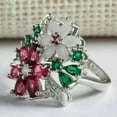 thumbnail image 3 of QQTDFG Silver Rings Cubic Zirconia Pretty Jewelry for Women Wedding Ring Gift Size 6-10-# 12-7, 3 of 4