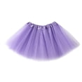 thumbnail image 2 of Tutu Skirts for Women Girls Adult Elastic 3 Layered Tulle Tutu Skirt with Sequin Stars Retro 80's Bubble Skirt Wine, 2 of 7