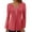 2# Watermelon Red cheap stuff under 5 dollars, variant on Dyegold Casual Long Sleeve Tops For Women Fall Fashion 2023 Button Up V Neck Pleated Tunic Boho Vintage Blouses Henley Shirt