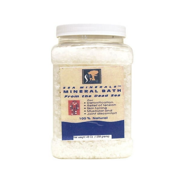 Sea Minerals Mineral Bath Salt From the Dead Sea 48 oz Salt