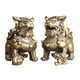 thumbnail image 1 of Moluckfu 2Ud Estatuas De En Latón Dorado Artesanía Creativa Para De, 1 of 8