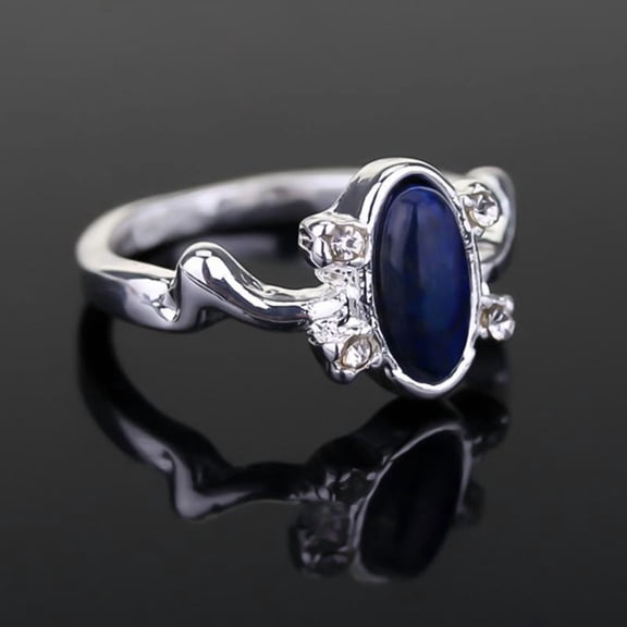 Vampire Diary Elena Crystal Cat Eye Rhinestone Ring Cat Eye Stone Design European American Jewelry