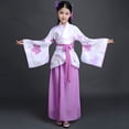 thumbnail image 2 of Girls Chinese Dress Performance Traditional Floral Princess Dresses, 2 of 3