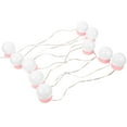 thumbnail image 1 of LEEYNEER Pink LED Vanity Mirror Light with 3 Modes USB Charging for Bedroom Decoration and Beauty Use PC, 1 of 8