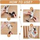 thumbnail image 3 of White Embroidery Stand Kit 8mm Hole Hand Embroidery Stand 360 Degree Rotating Embroidery Stand for, 3 of 5