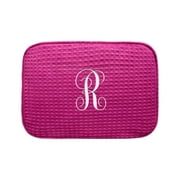 Embroidered Initial Personalized Makeup Bag