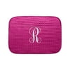 Embroidered Initial Personalized Makeup Bag