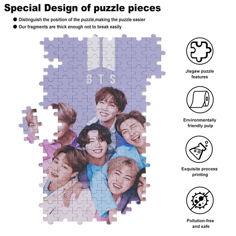 200 PCS Puzzle - Kpop BTS Jigsaw Puzzle - Walmart.com
