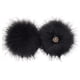 thumbnail image 2 of Moyic Faux Balls Pompones Sombreros de invierno Bufanda Gorros Tejidos Bola de pelo Fiesta hecha a mano Ropa de felpa Bolsa Suministros blanco Artesanía negro Moyic HA059883-01, 2 of 6