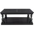 thumbnail image 6 of 45 Inch Farmhouse Coffee Table,Solid Wood Coffee Table,Storage Coffee Tables for Living Room, Rustic Floor Shelf Coffee Table w/Storage,Easy Assembly, 6 of 8